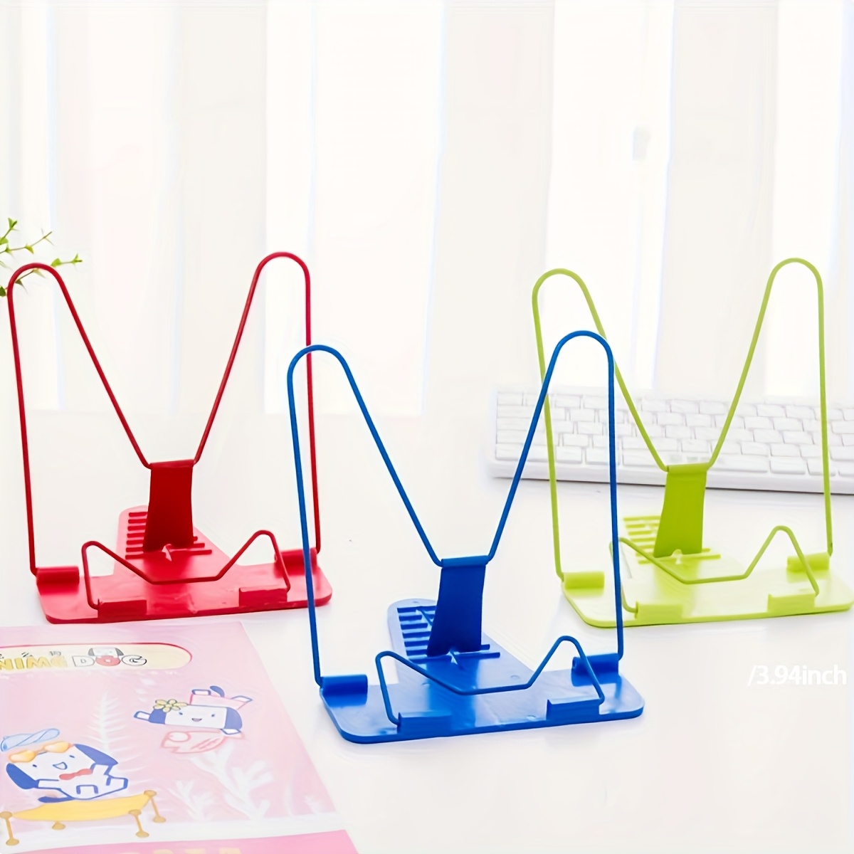 Tablet Accessories For Reading - Katlanabilir Masaüstü Kitap Standı, Ayarlanabilir Açılı