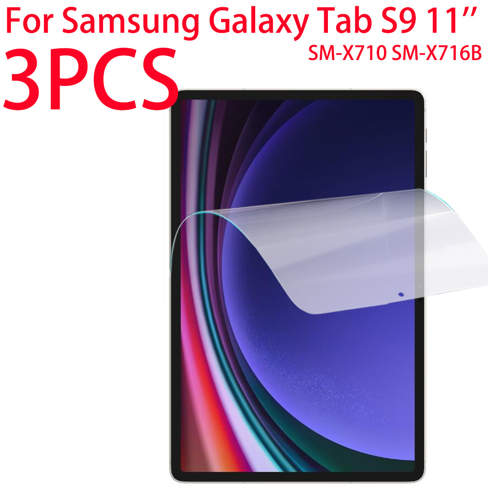 Galaxy Tablet Accessories - 3 paket PET Yumuşak Film Ekran