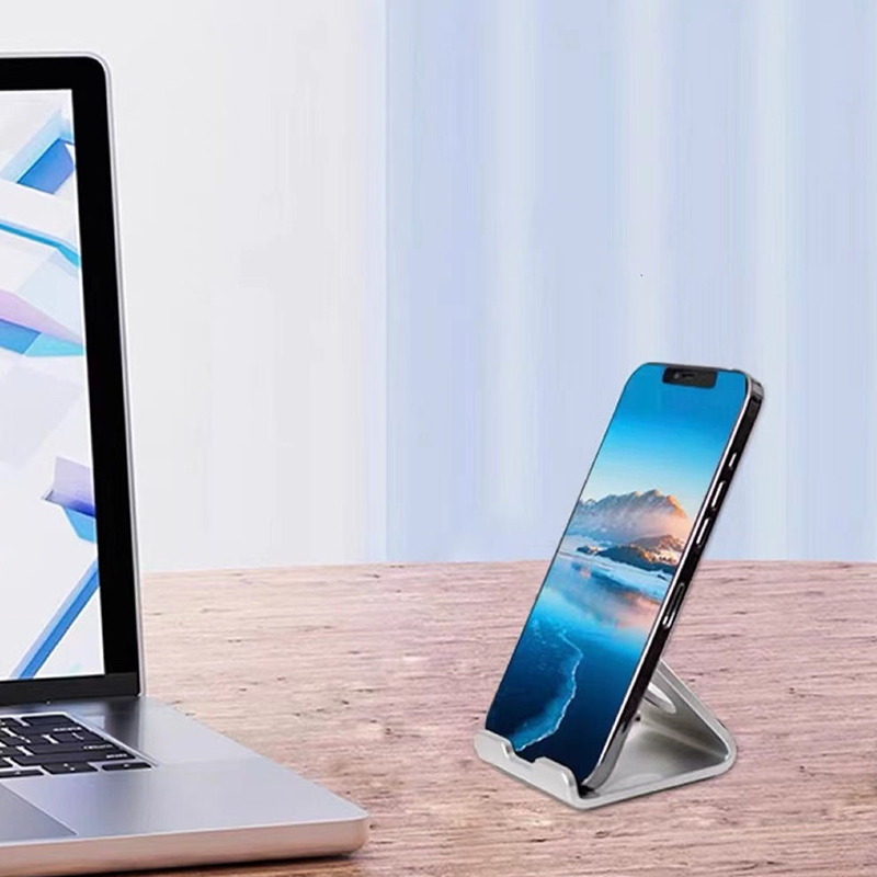 Tablet Phone Accessories - Metal Masaüstü Cep Telefonu Standı Akıllı