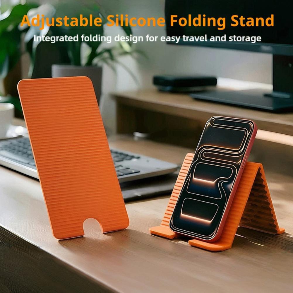 Tablet Phone Accessories - Esnek Katlanabilir Silikon Telefon Tutucu IPhone