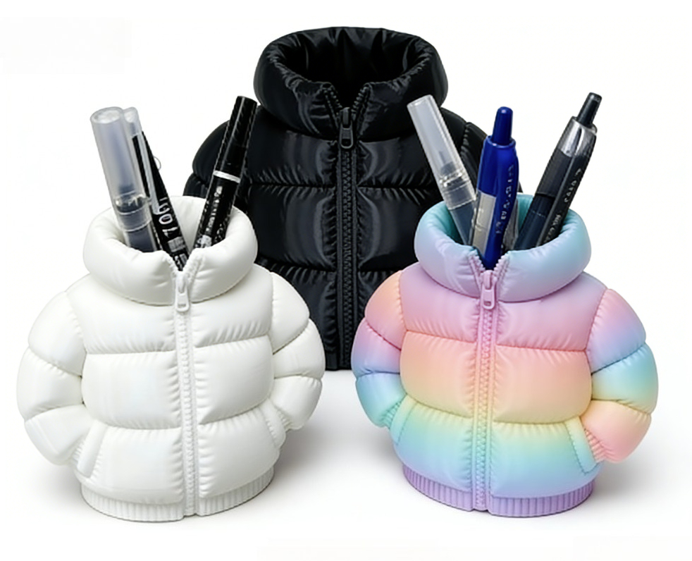 Tablet Reading Accessories - Yaratıcı 3D Baskılı Şişme Mont Şeklinde