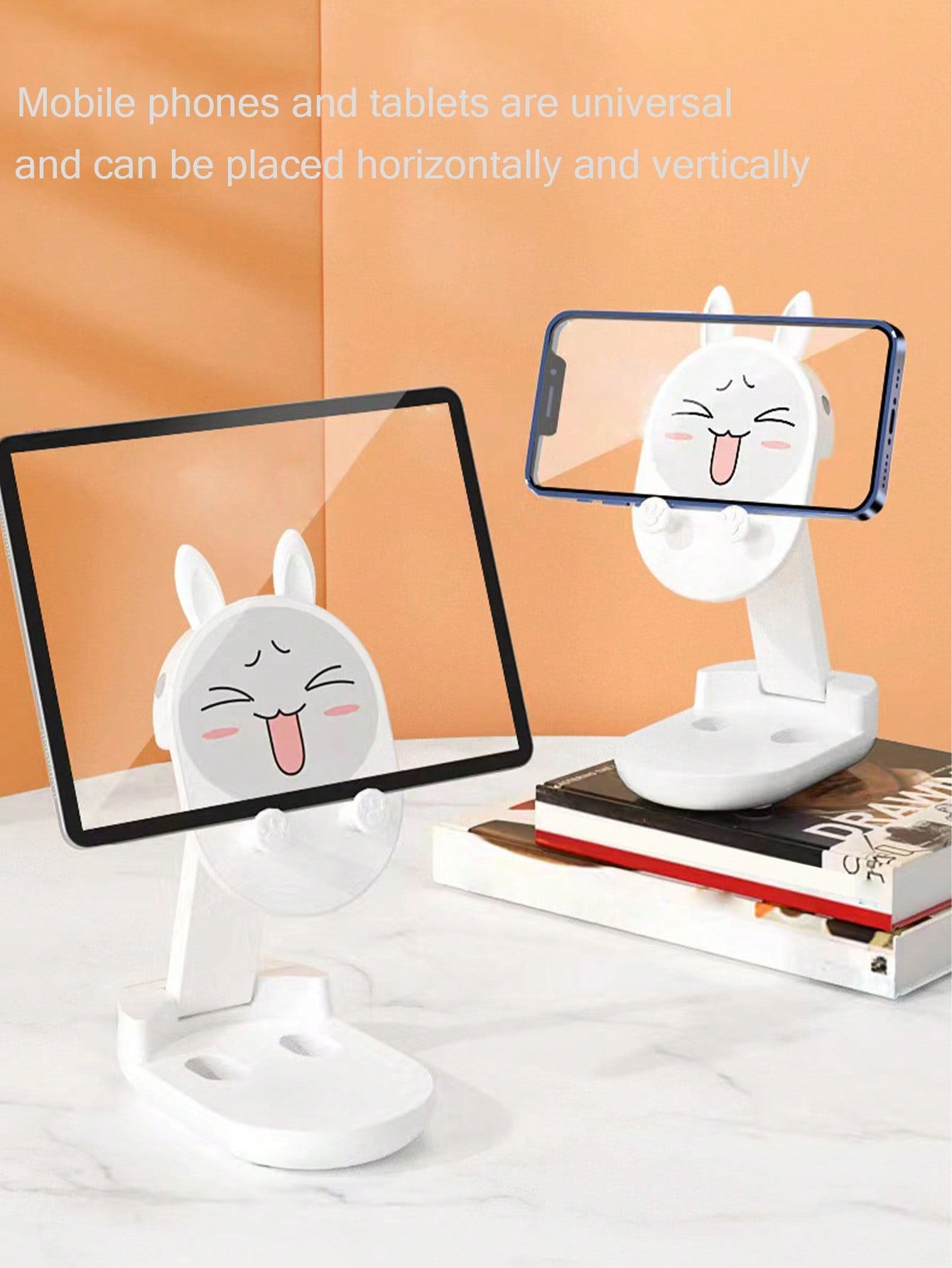 Tablet Accessories For Students - Masaüstü Telefon Standı Karikatür Tarzı Kız