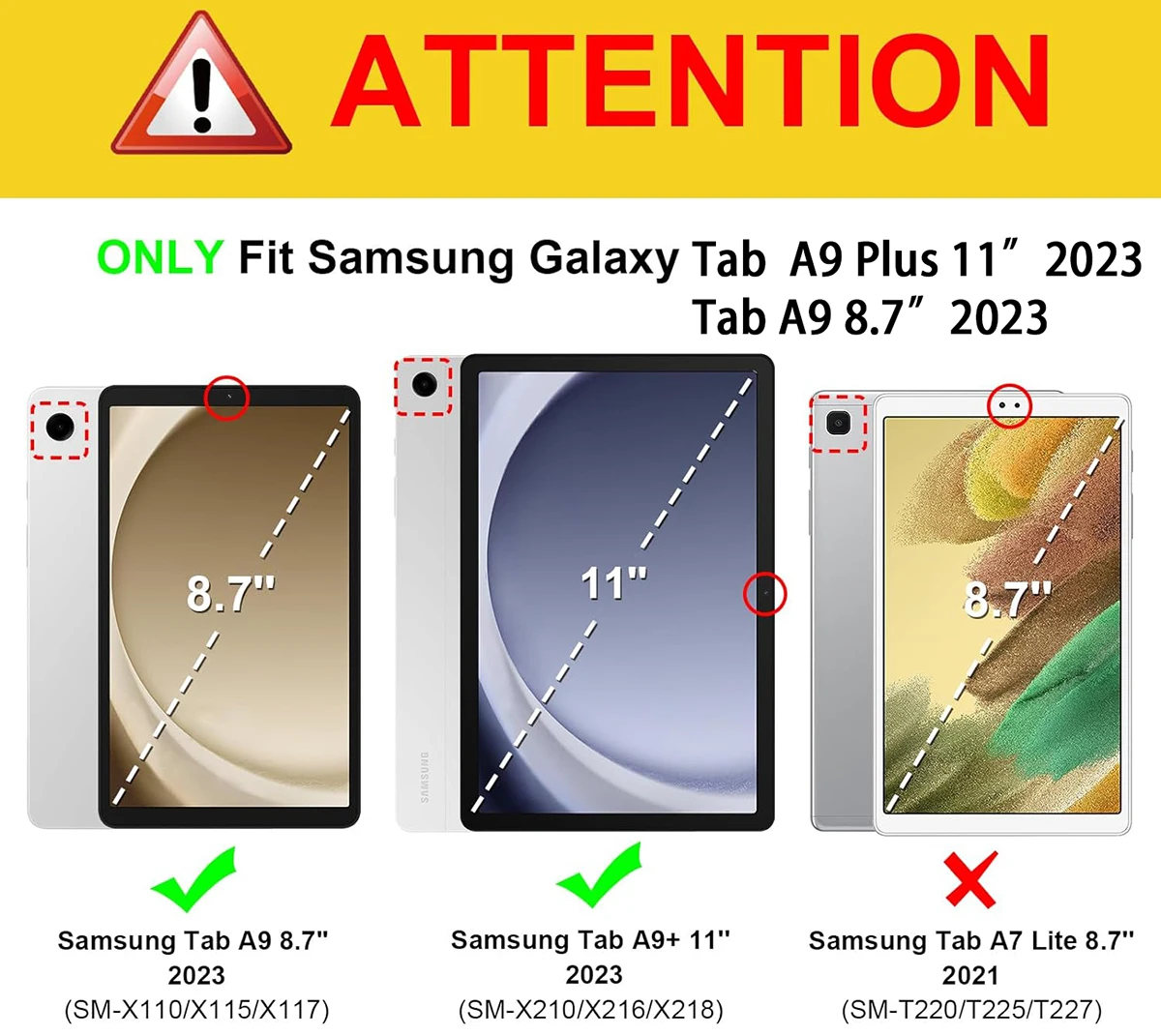 Samsung Galaxy 2023 Tab A9 SM- - Getac Tablet Accessories incelemesi ve fiyatı