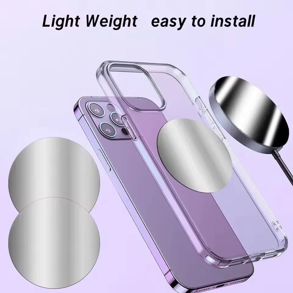 1-5 adet 8CM manyetik Metal pl - Tablet Phone Accessories incelemesi ve fiyatı