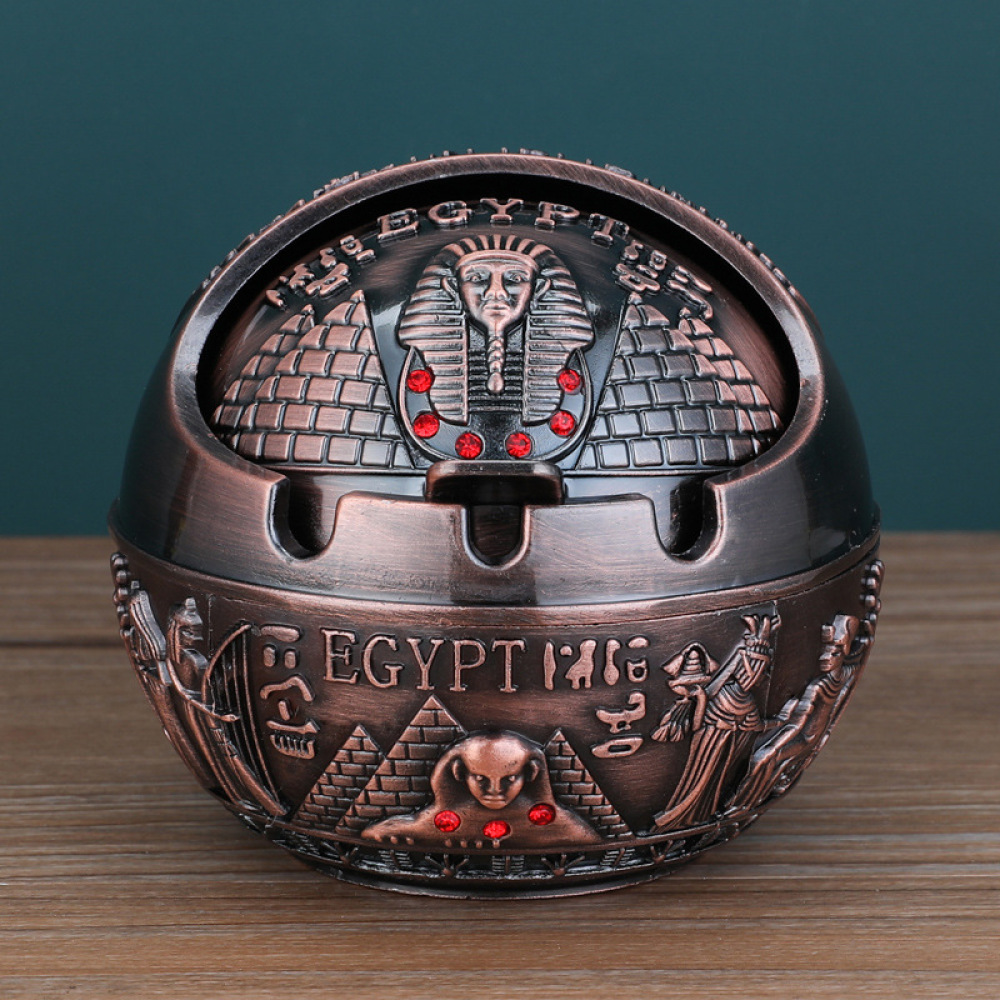 Kapaklı Retro Metal Küllük Dek - Office Table Accessories Unique incelemesi ve fiyatı