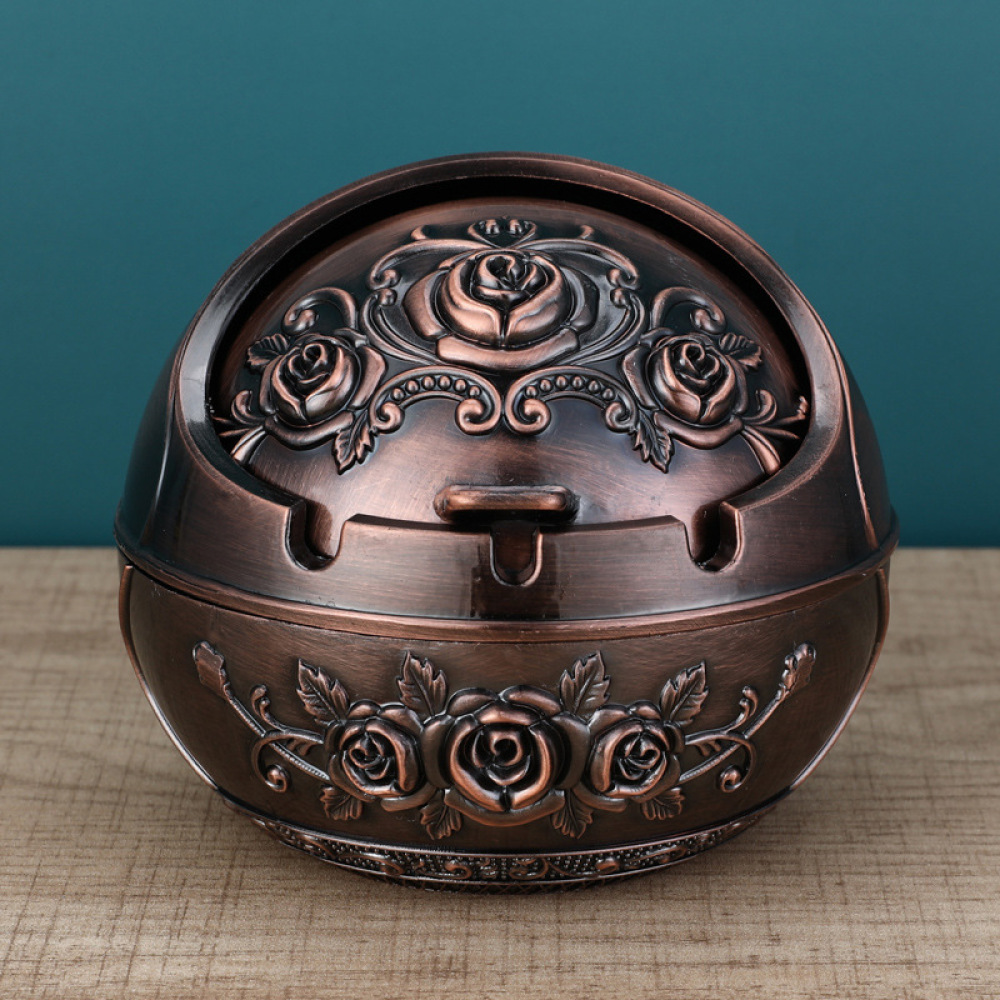 Kapaklı Retro Metal Küllük Dek - Office Table Accessories Unique incelemesi ve fiyatı