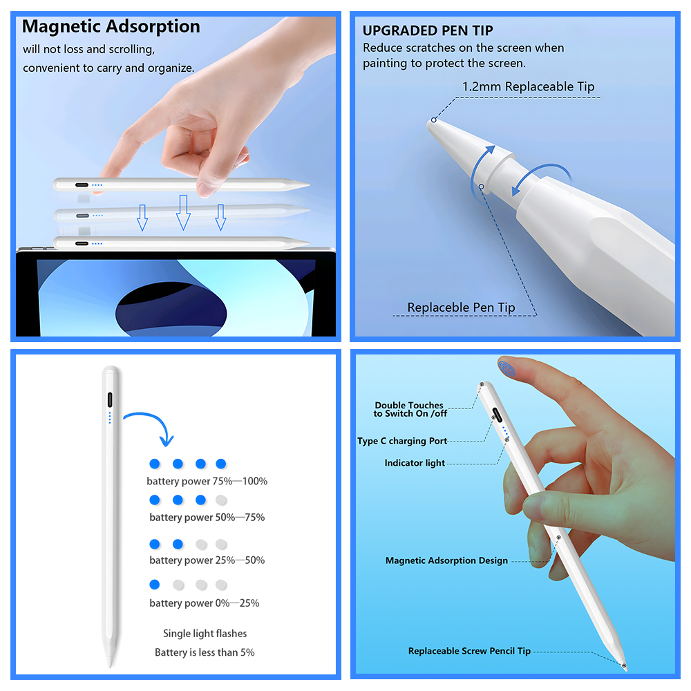 Apple Pencil Dokunmatik Kalemi - Tablet Accessories Kids incelemesi ve fiyatı